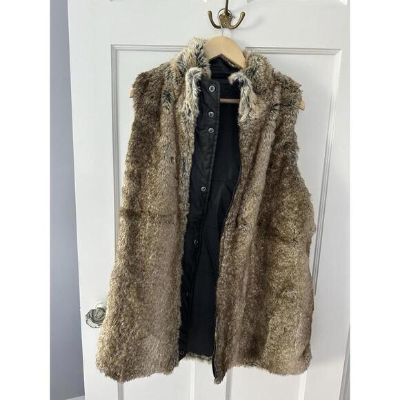 Tuckernuck Emilia Wax Fur Reversible Vest $298 NWT XXL 2XL - Picture 3 of 5